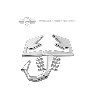 emblema metal escorpion