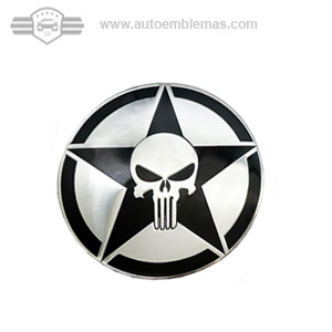 punisher metal emblema