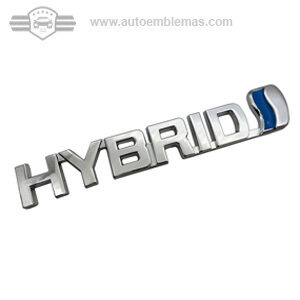 emblema hybrid toyota