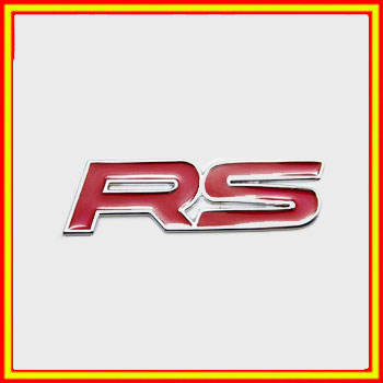 hipótesis perderse Adelantar 3D Metal Insignia Emblema RS auto adhesiva