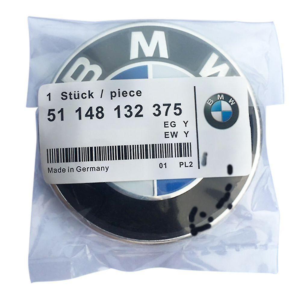 Otro Emblema Logo ref0001 para capó delantero BMW de 82 mm. (Azul - Blanco  Base Negro) brillar Electrónica