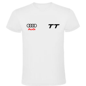 Camiseta blanca logo Audi TT